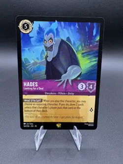 Hades Looking for a Deal 56/204 Legendary Whispers in the Well Disney Lorcana - Image 1