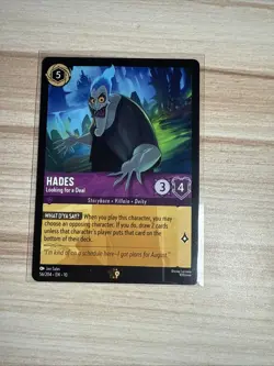 Hades Looking For A Deal 56/204 Disney Lorcana Legendary Whispers In The Well - Image 1