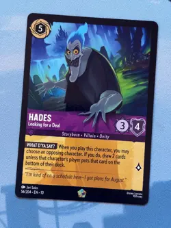 Hades - Looking for a Deal 56/204 Disney Lorcana Whispers in the Well Legendary - Image 1