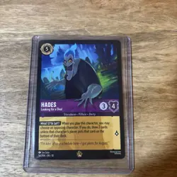 Hades Looking For A Deal Legendary 56/204 Disney Lorcana Whispers In The Well - Image 1