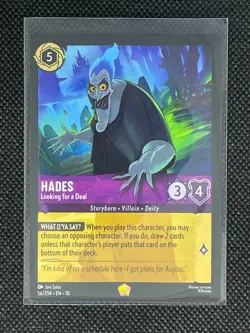 Hades - Looking for a Deal 56/204 Disney Lorcana Whispers in the Well LEGENDARY - Image 1