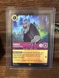 Hades - Looking for a Deal 56/204 Disney Lorcana Whispers in the Well LEGENDARY - Image 1