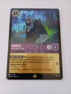 Disney Lorcana Hades Looking for a Deal 56/204 Whispers in the Well Legendary - Image 1