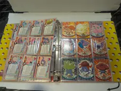 Pokemon Topps Cards Series 1 Blue Logo COMPLETE SET 90/90 With Binder - Image 5