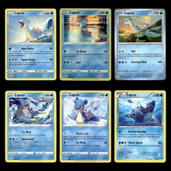 6x Lapras Lot 21.0 Sun Moon Dragon Majesty Pokemon Cards Collection Set TCG - Image 1