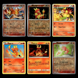 6x Magmortar Lot Magmar 10.0 Scarlet Violet Series Paldean Fates Pokemon Cards - Image 1