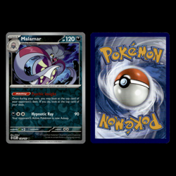 6x Malamar Lot Inkay 138 Scarlet Violet Series Obsidian Flames Pokemon Cards Set - Image 3