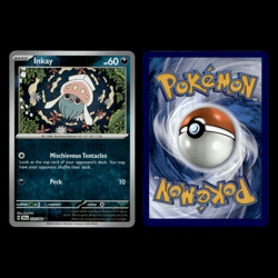 6x Malamar Lot Inkay 138 Scarlet Violet Series Obsidian Flames Pokemon Cards Set - Image 4