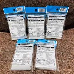 Daiso R 10 Trading Card Sleeves Clear Hard Regular Size 70 Pack x5 Set - Image 2