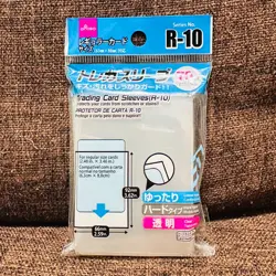 Daiso R 10 Trading Card Sleeves Clear Hard Regular Size 70 Pack x5 Set - Image 3