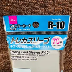 Daiso R 10 Trading Card Sleeves Clear Hard Regular Size 70 Pack x5 Set - Image 5