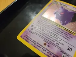 Pokemon TCG Gengar Fossil Holo Card 5/62 Unlimited Rare Vintage WOTC - Image 2