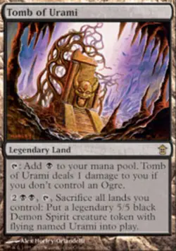 MTG Tomb of Urami, Saviors of Kamigawa, Heavily Played, English - Image 1