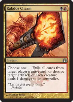 MTG Rakdos Charm, Return to Ravnica, Heavily Played, English - Image 1
