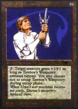 MTG Tawnos's Weaponry, Antiquities, Heavily Played, English - Image 1
