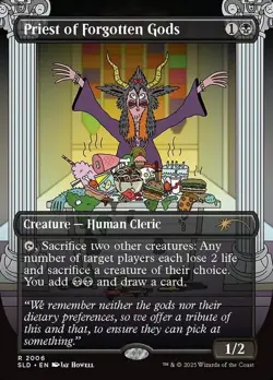 Magic The Gathering MTG PRIEST OF FORGOTTEN GODS Secret Lair NM Near Mint - Image 1