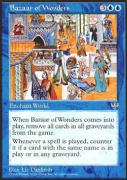 MTG Bazaar of Wonders, Mirage, Heavily Played, English - Image 1