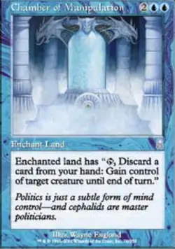 MTG Chamber of Manipulation, Odyssey, Heavily Played, English - Image 1