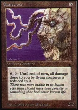 MTG Scarecrow, The Dark, Heavily Played, English - Image 1