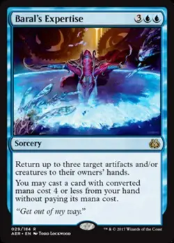 MTG Baral's Expertise - Foil, Aether Revolt, Lightly Played, English - Image 1