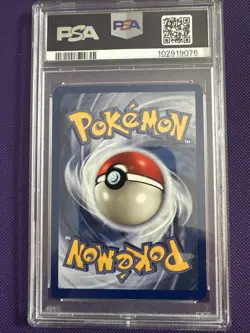 1999 Pokemon Fossil 1st Edition Zubat Card 57/62 PSA 8 - Image 2