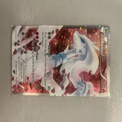 Pokemon Reshiram Full Art Holo Ultra Rare RC22/RC25 Legendary Treasures Card - Image 2