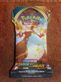Pokemon Sword & Shield Darkness Ablaze Booster Sleeves - SWSH038 - Image 1