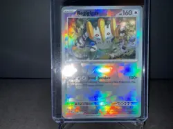 Regigigas 086 Pokemon Prismatic Evolutions Master Ball Reverse Holo Card NM+ - Image 3