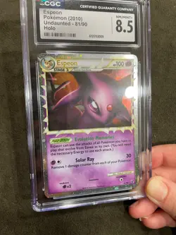 Espeon Prime Undaunted 81/90 Holo UR Pokemon TCG Graded CGC 8.5 Mint NM - Image 5
