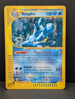 Kingdra H14/H32 Aquapolis Holo Rare Pokemon TCG Nintendo r-reader vintage MP+ - Image 1