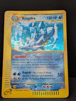 Kingdra H14/H32 Aquapolis Holo Rare Pokemon TCG Nintendo r-reader vintage MP+ - Image 3