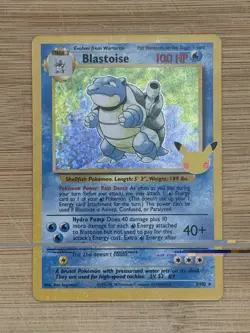 Blastoise 2/102 Holo Rare Pokemon Celebrations 25th Anniversary NM/M - Image 1