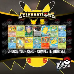 Pokemon Celebrations 25th Anniversary set Cards - Choose Your Card - Charizard + - Image 1