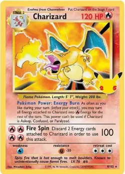 Pokemon Celebrations 25th Anniversary set Cards - Choose Your Card - Charizard + - Image 2