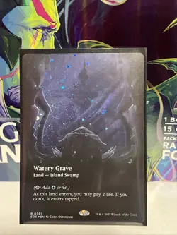Watery Grave (Borderless) (Galaxy Foil) Edge of Eternities Foil - Image 2