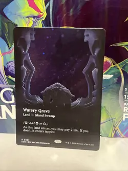 Watery Grave (Borderless) (Galaxy Foil) Edge of Eternities Foil - Image 3