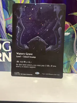 Watery Grave (Borderless) (Galaxy Foil) Edge of Eternities Foil - Image 4