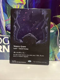 Watery Grave (Borderless) (Galaxy Foil) Edge of Eternities Foil - Image 5