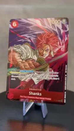 Shanks P-083 Promo (P) - One Piece TCG - EVENT PACK FRESH FOIL NM NEAR MINT - Image 2