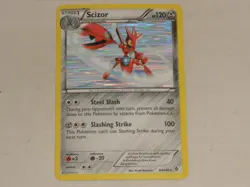 2012 Pokemon Black and White Boundaries Crossed #94 Scizor HOLO - Image 1