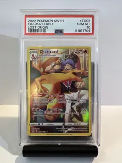 Pokemon 2022 SWSH Lost Origin Charizard Trading Card TG03/TG30 PSA 10 - Image 1