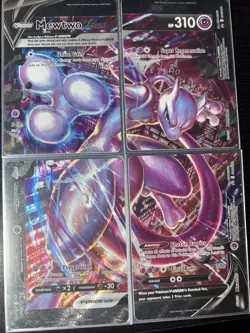 Mewtwo V-UNION [Set of 4] SWSH: Sword & Shield Promo Cards Holo NM - Image 1