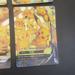 2021 Pikachu V-Union 4-card set Black Star Promo card SWSH139 SWSH142 Pokemon - Image 3