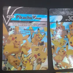 2021 Pikachu V-Union 4-card set Black Star Promo card SWSH139 SWSH142 Pokemon - Image 5