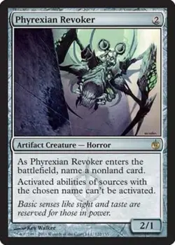 MTG Phyrexian Revoker - Foil, Mirrodin Besieged, Moderately Played, English - Image 1