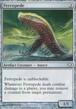 MTG Ferropede, Fifth Dawn, Heavily Played, English - Image 1