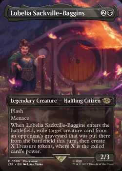 MTG Lobelia Sackville-Baggins - Prerelease Promo, Prerelease & Release Promos, L - Image 1