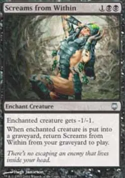 MTG Screams from Within, Darksteel, Heavily Played, English - Image 1