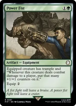 Power Fist Fallout Commander NM MTG - Image 1