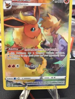 2022 Pokemon SWSH Brilliant Stars Flareon Trainer Gallery #TG01/TG30 Ultra Rare - Image 2